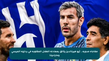 مفاجأة مدوية.. ثيو هيرنانديز يتألق بمعادلة الهلال المقلوبة في ردائه الميسي ومارادونا